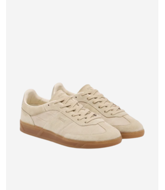 BOSS Suede trainers with rubber sole