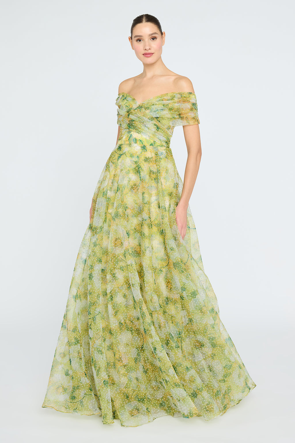 Ryan Off Shoulder A Line Gown