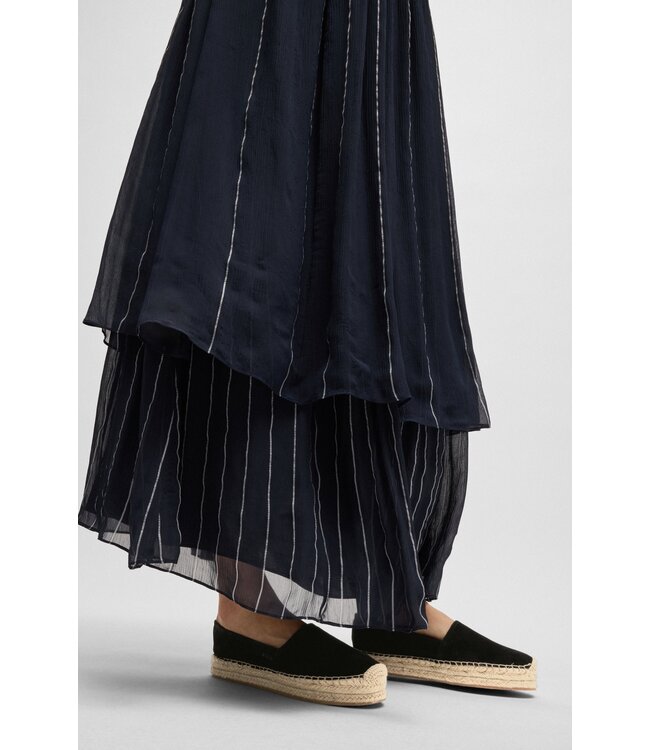 BOSS Espadrilles en daim avec talon élastiqué