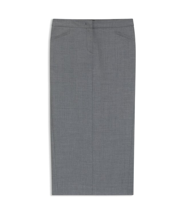 BOSS Pencil skirt in melange virgin wool