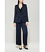 LUISA CERANO One-button silky blazer
