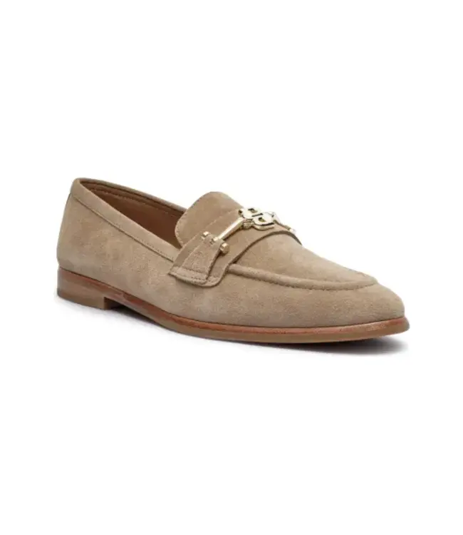 BOSS Helyan suede loafer