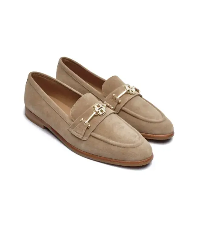 BOSS Helyan suede loafer