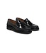 BOSS Penny-trim loafers in brush-off leather