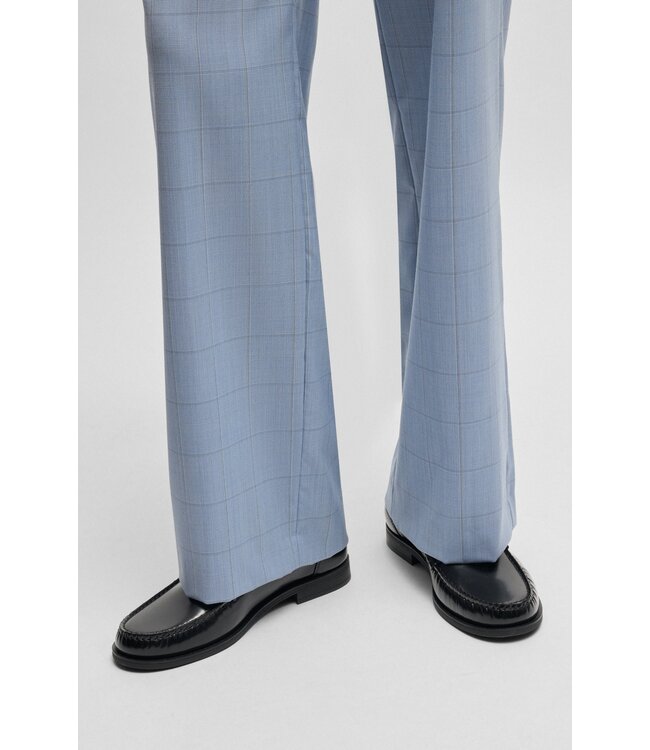 BOSS Penny-trim loafers in brush-off leather