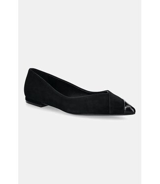 BOSS Suede and leather flats