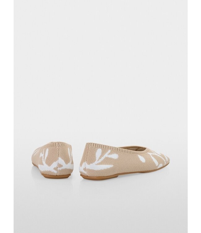 MARC CAIN Ballerinas in patterned techno-knit