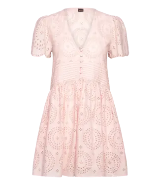 BOSS Mini-robe brodée à œillets