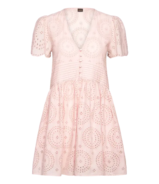 BOSS Mini-robe brodée à œillets