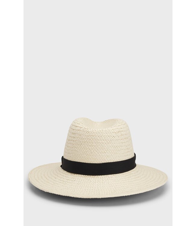 BOSS Raffia Panama hat with Double B monogram