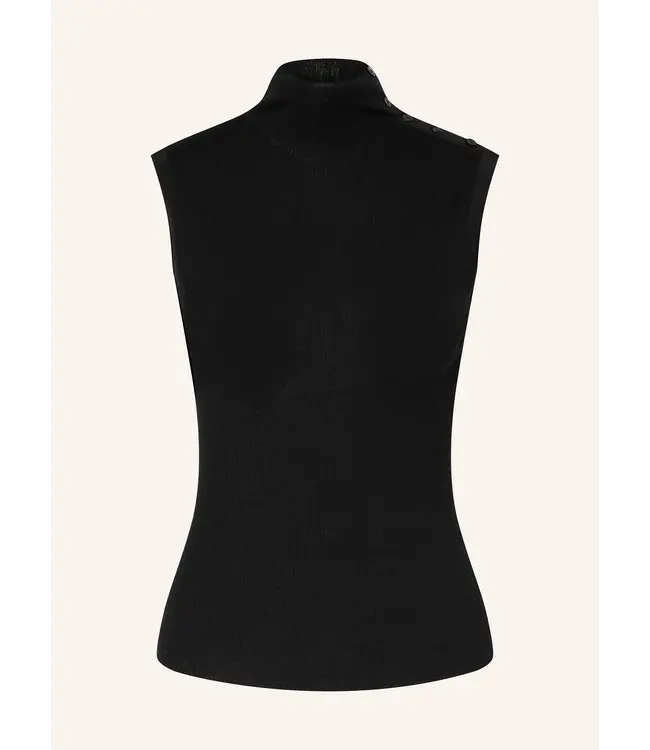 BOSS Fermesa buttoned-shoulder ribbed cami