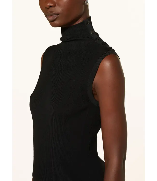 BOSS Fermesa - Camisole à bretelles boutonnées et côtes