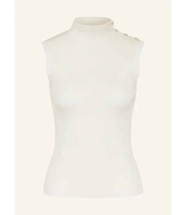 BOSS Fermesa - Camisole à bretelles boutonnées et côtes