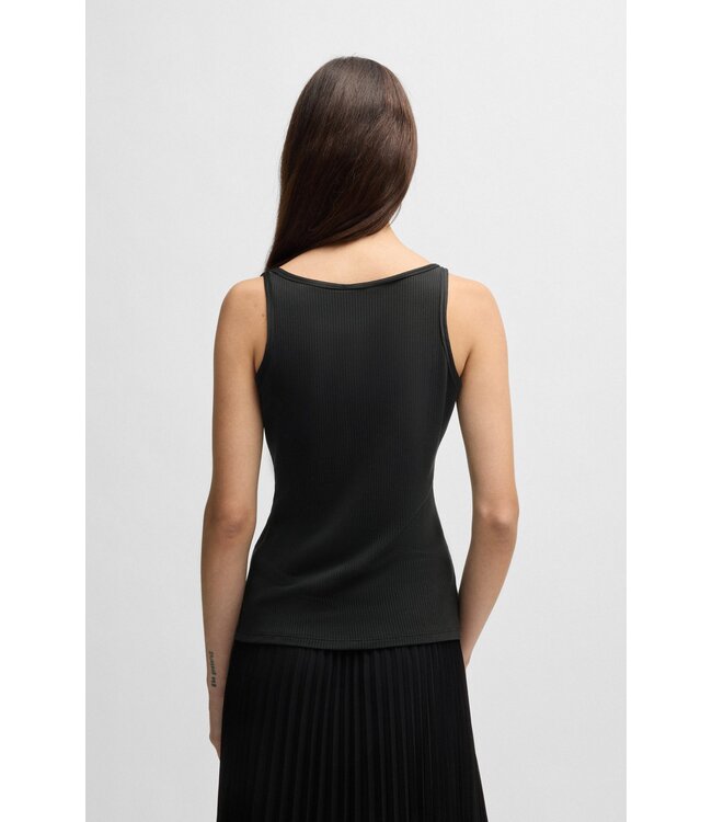 BOSS Tank top with ribbed structure