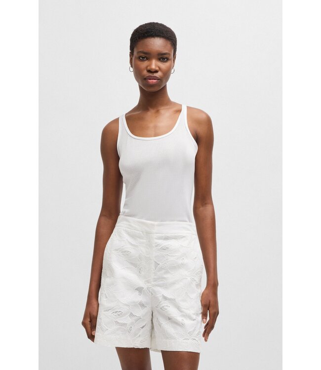 BOSS Tank top with ribbed structure
