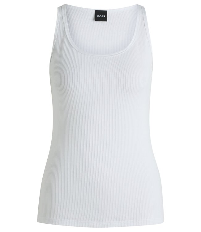 BOSS Tank top with ribbed structure