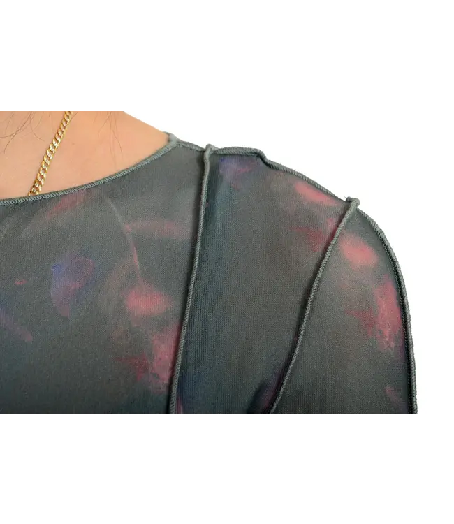 BOSS Robe longue moulante à manches longues en stretch « Narille »