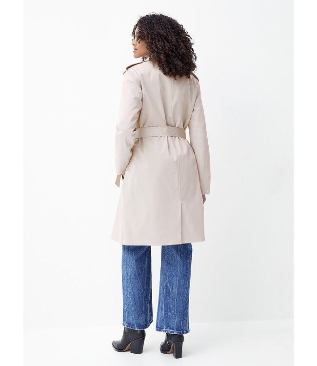 BOSS Double-breasted mid-length trench coat