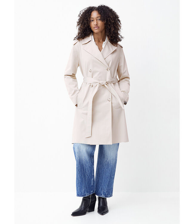 BOSS Trench-coat mi-long à double boutonnage
