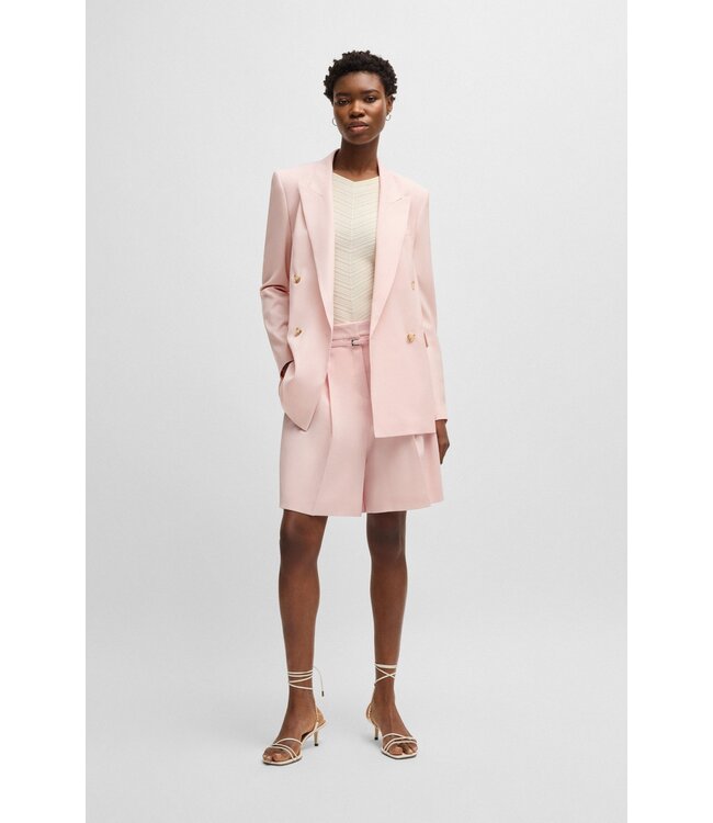 BOSS Blazer coupe classique en laine vierge