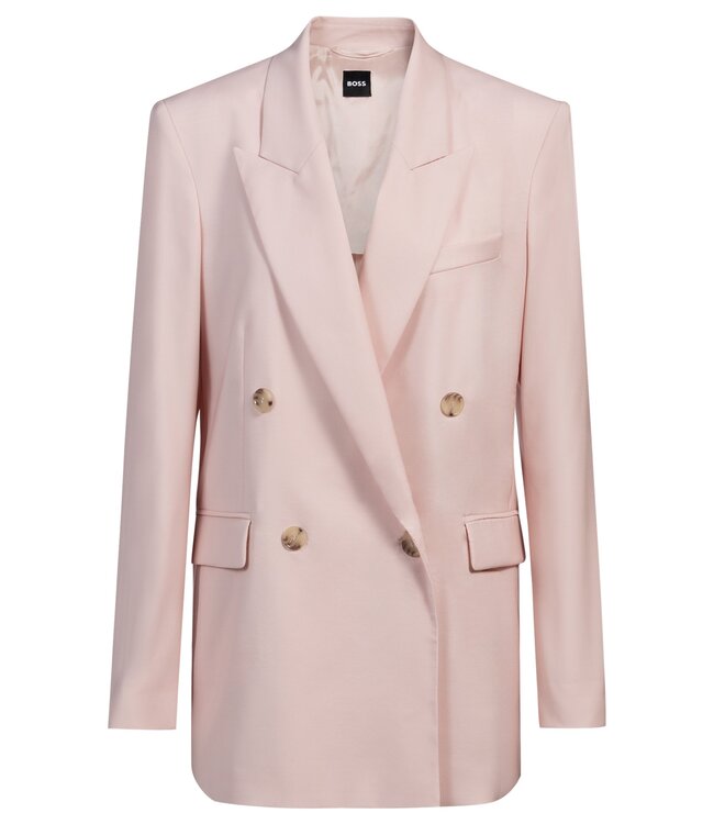 BOSS Blazer coupe classique en laine vierge