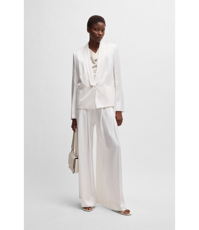 BOSS Relaxed-fit trousers with front pleats