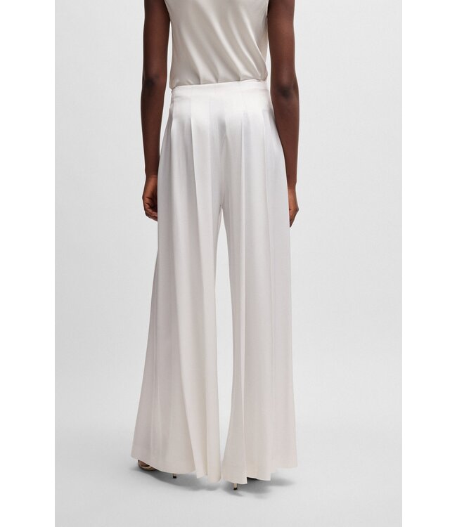 BOSS Relaxed-fit trousers with front pleats