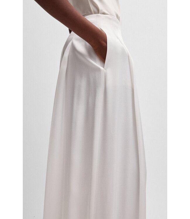 BOSS Relaxed-fit trousers with front pleats