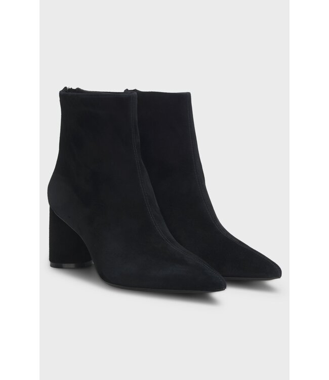 BOSS Bottes en daim à talons carrés