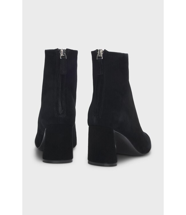 BOSS Suede boots with block heel