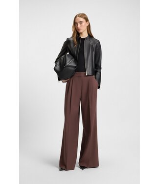 BOSS Pantalon ample en tissu extensible avec effet cache-cœur