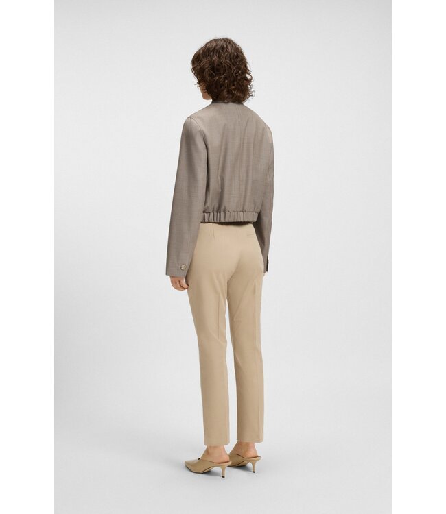 BOSS Veste en laine extensible avec tissage « peau de requin »