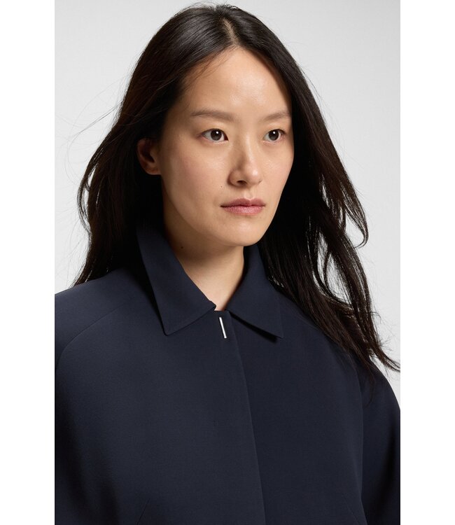 BOSS Blazer en crêpe avec fermeture dissimulée