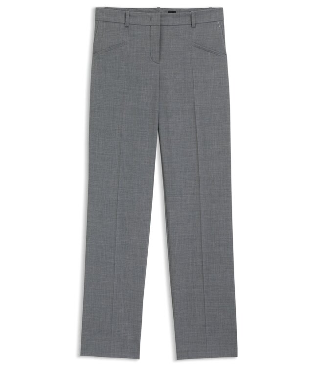 BOSS Pantalon ample en laine vierge mélangée