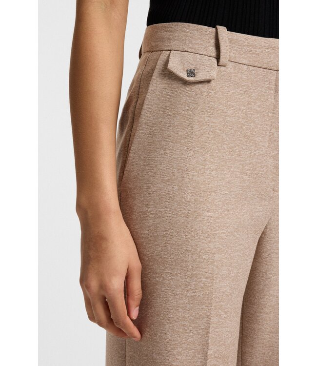 BOSS Pantalon ample en tissu stretch mouliné