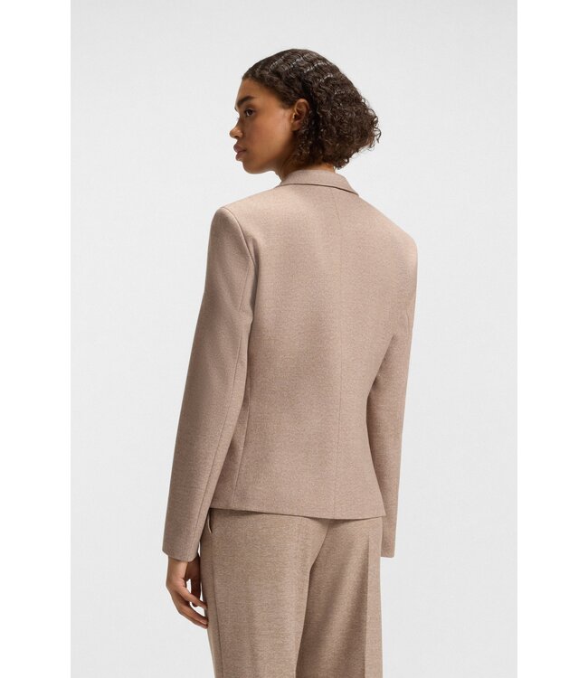 BOSS Blazer ample en tissu stretch mouliné