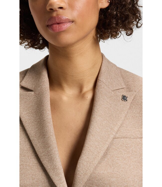 BOSS Blazer ample en tissu stretch mouliné