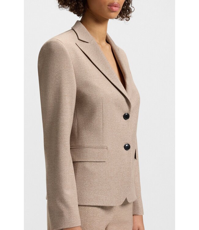 BOSS Blazer ample en tissu stretch mouliné