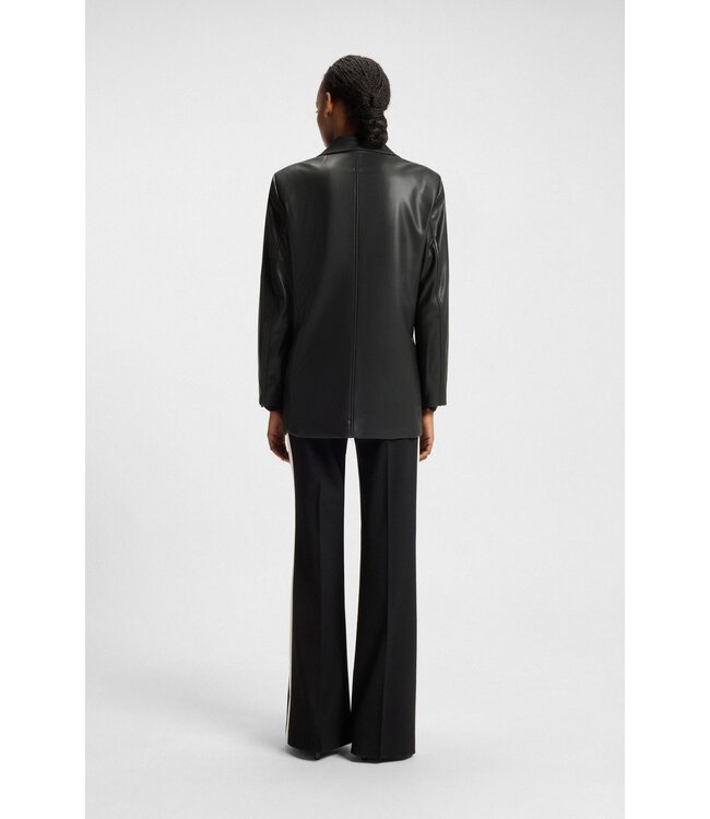 BOSS Blazer coupe classique en simili cuir
