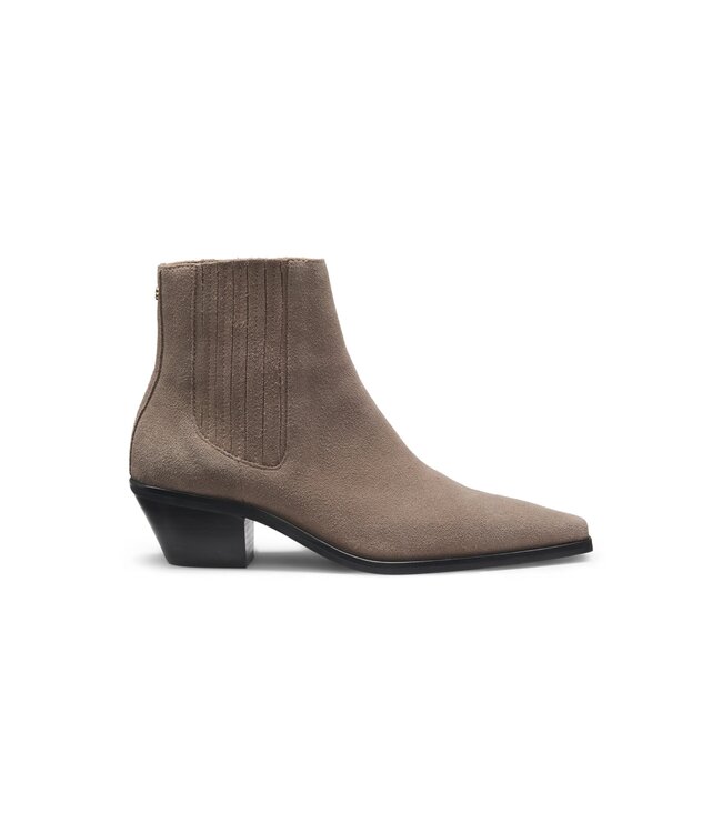 BOSS Ankle boots in suede with Cuban heel