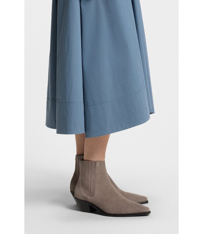 BOSS Ankle boots in suede with Cuban heel