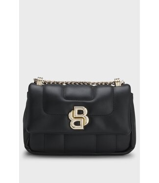 BOSS Quilted shoulder bag with Double B monogram trim