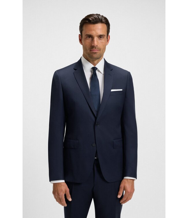 BOSS Slim-fit suit  in virgin-wool serge