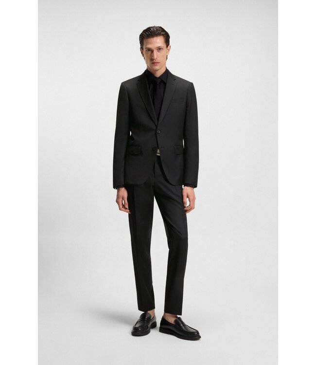 BOSS Costume slim-fit en sergé de laine vierge