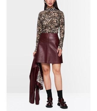 MARC CAIN Leather mini skirt