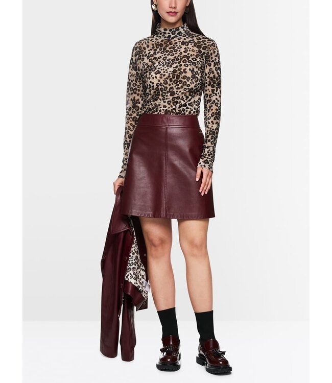 MARC CAIN Leather mini skirt