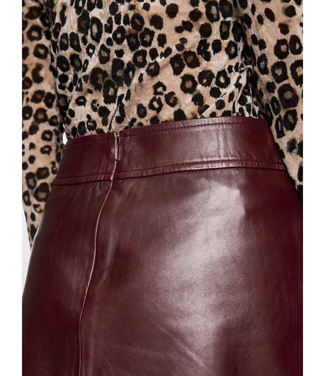 MARC CAIN Leather mini skirt