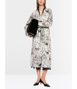 MARC CAIN Robe imprimée en viscose
