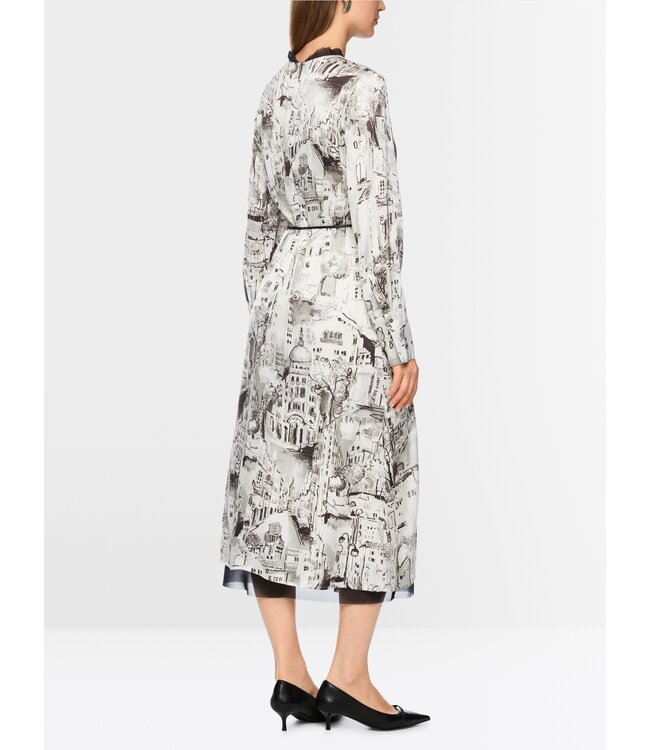 MARC CAIN Printed dress in viscose