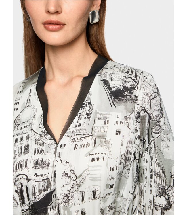 MARC CAIN Printed dress in viscose